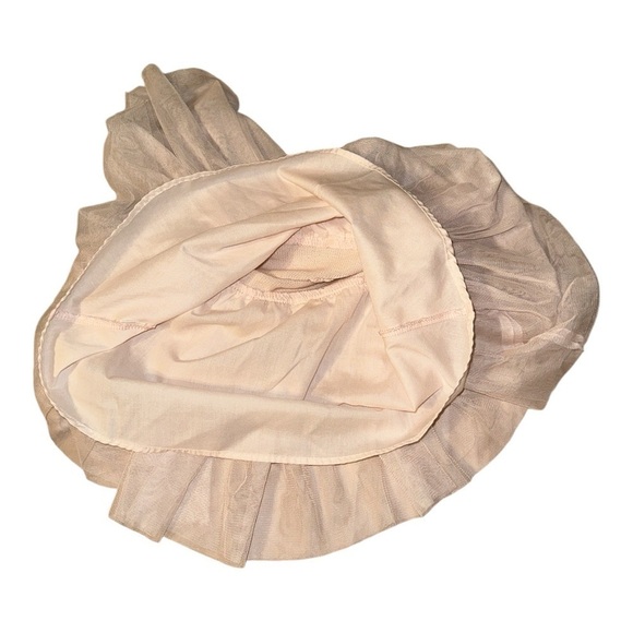 First Impressions Baby Girl Dress Shimmery Pink Knit Bodice Tulle Bottom 6-9M - Picture 6 of 6